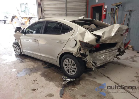 2017 Hyundai Elantra Se из США, поврежденный, VIN 5NPD74LF0HH151018